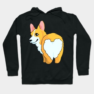 shiba heart butt Hoodie